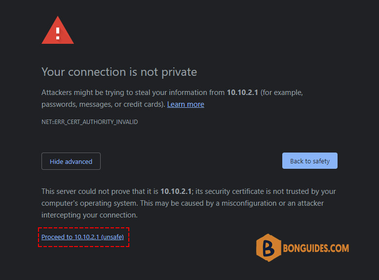 How to Bypass Chrome Security Warnings Your Connection is Not Private