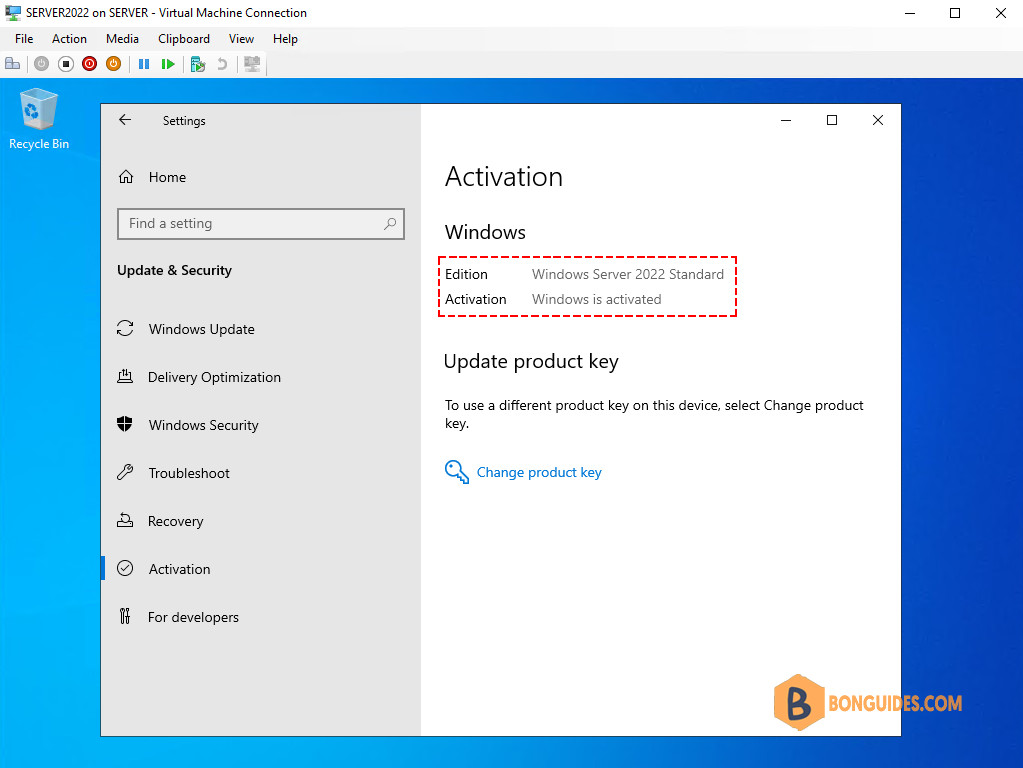 Automatic Virtual Machine Activation in Hyper-V in Windows Server