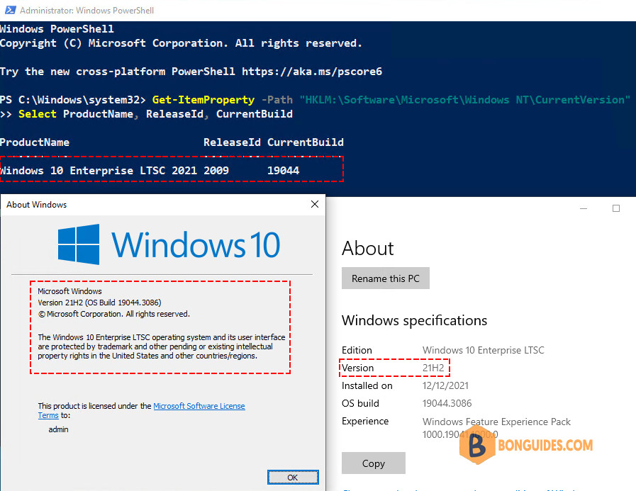 How to Check Windows 10 LTSC Version and Edition