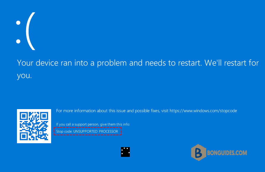 Unsupported Processor Error in Windows 10 VM on VMware Workstation Pro 16