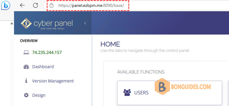 How to Configure the Login Page to Domain Name Instead of IP at CyberPanel