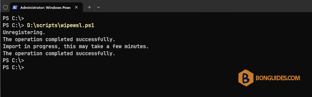 How to Wipe a WSL Distro in Windows Subsystem for Linux