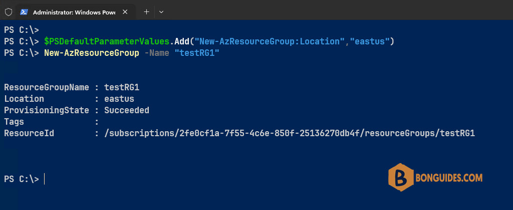 How to Set the Default Location in Azure PowerShell