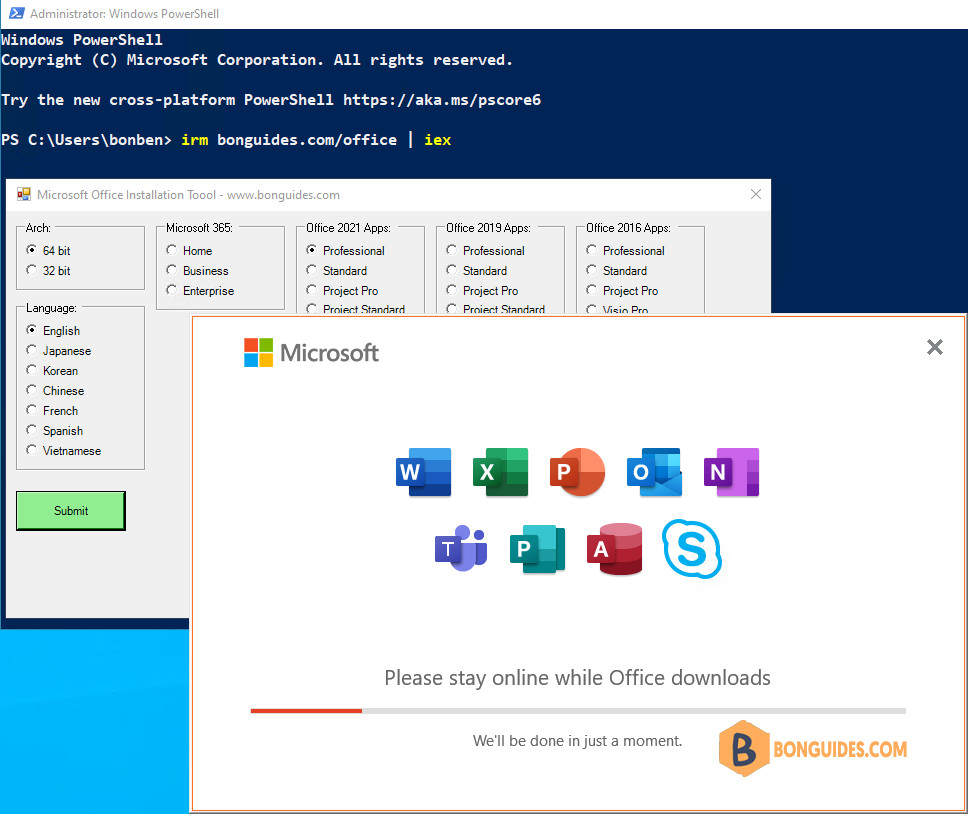 How to Download and Install Office 2021 Using PowerShell