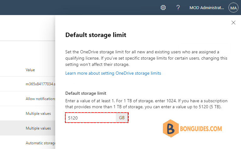 How to Increase OneDrive for Business Storage to 5TB in Microsoft 365