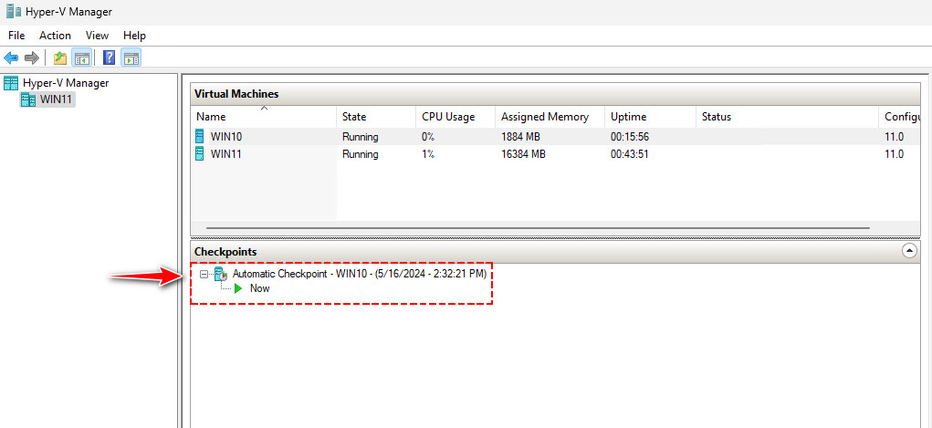 How to Enable or Disable Automatic Checkpoints in Hyper-V