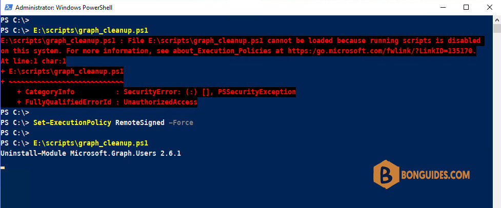 How to Fix Get-MgUser One or More Errors Occurred