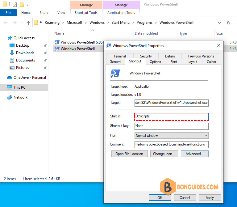 How to Configure or Change the PowerShell Default Working Directory