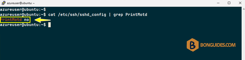 How to Hide SSH Welcome Message on Ubuntu Linux