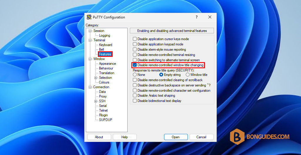 How to Change the PuTTY SSH Session Window Title