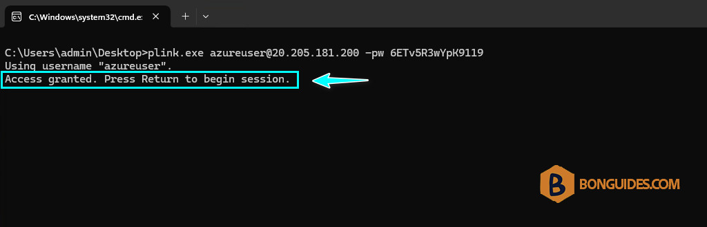 How to Bypass Plink Access Granted. Press Return to Begin Session Prompt Automatically