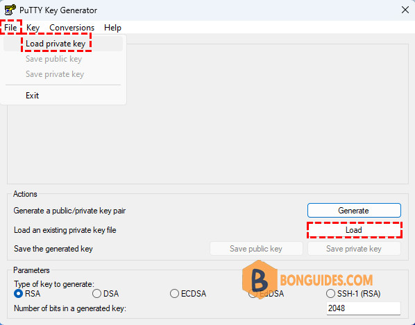 Can Not Use the Private Key File Because It Is in Putty-Format