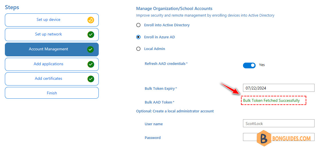 How to Fix Bulk Token Retrieval Failed With Windows Configuration Designer (WCD)