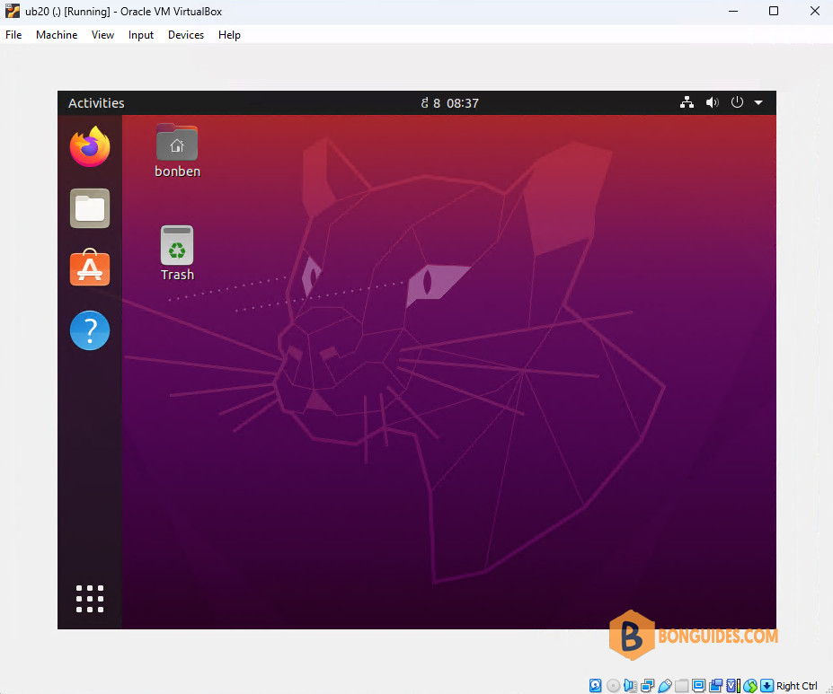 How to Change Screen Resolution Ubuntu without VirtualBox Guest Additions