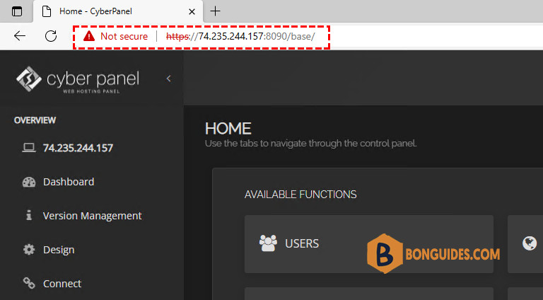 How to Configure the Login Page to Domain Name Instead of IP at CyberPanel