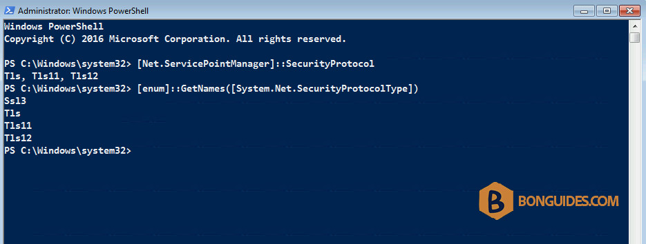 How to Enable TLS Version 1.2 on Windows 7