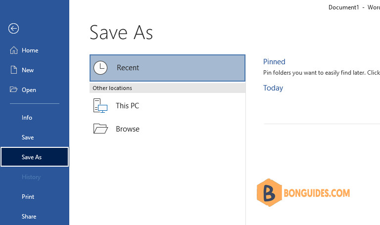 How to Remove OneDrive from Save As Option in Office 2021