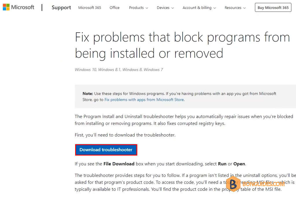 How to Fix the Installation Source for this Product is Not Available Error