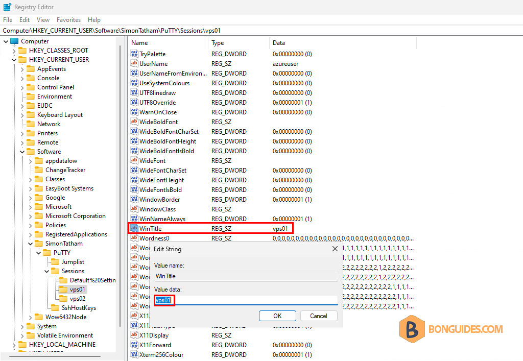 How to Change the PuTTY SSH Session Window Title