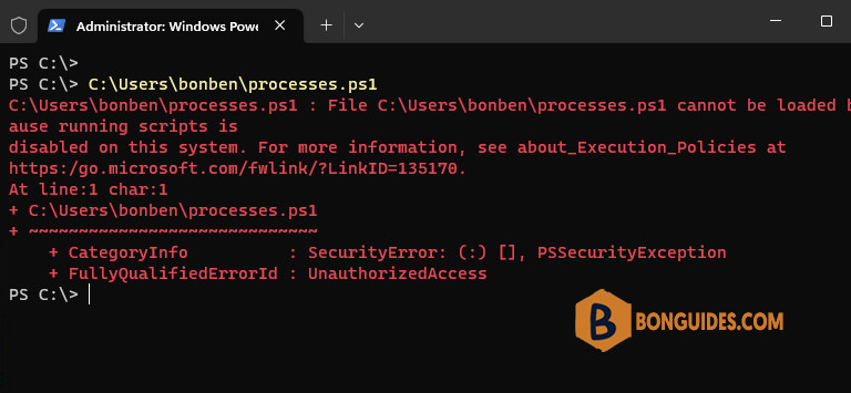 PowerShell Script Cannot be Loaded Because Running Scripts is Disabled on This System