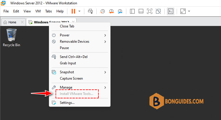 How to Fix Cannot Install VMware Tools in Windows Server 2012 in VMware Workstation