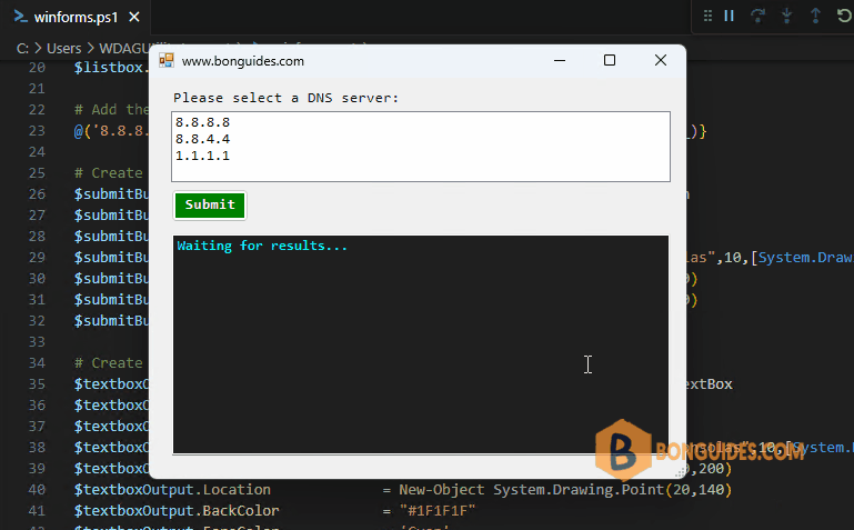[WinForms] Creating GUIs in Windows PowerShell with WinForms