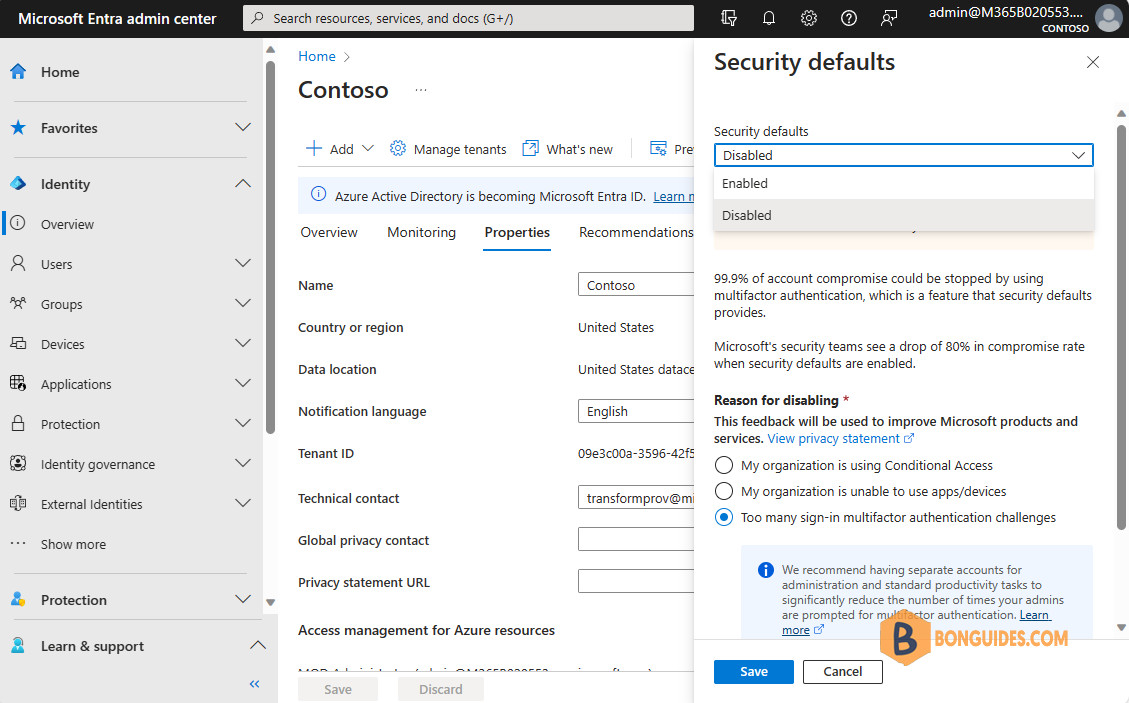 What are Microsoft Security defaults in Microsoft Entra?