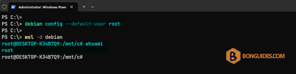 How to Set Root as Default User for WSL Instances