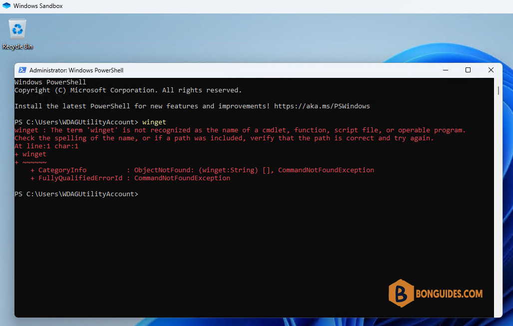 How to Launch Windows Sandbox with Winget Enabled Automatically