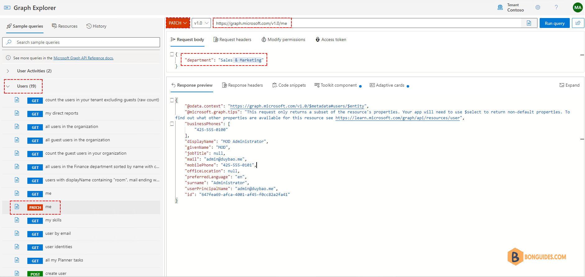 What is the Microsoft Graph API?