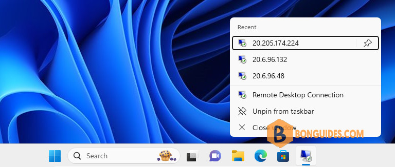 Delete Recent RDP History Entries from the Start Menu and Taskbar (JumpList)