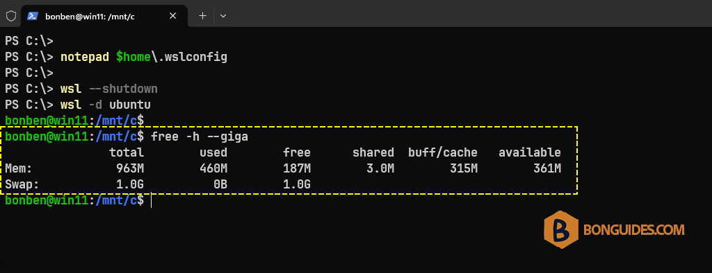 How to Reduce Memory (RAM) Consumes in WSL 2