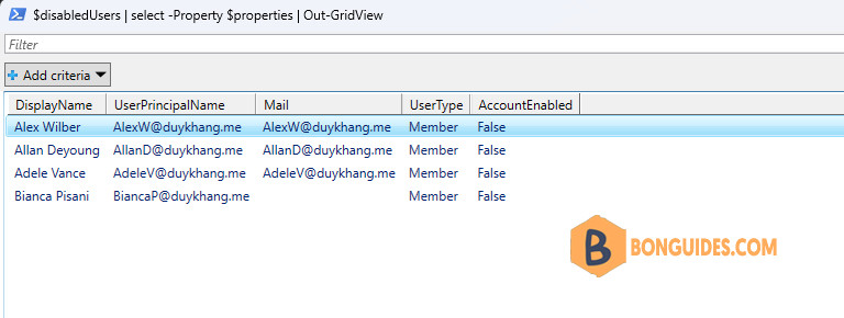 Export Microsoft 365 Disabled Users Report Using Microsoft Graph