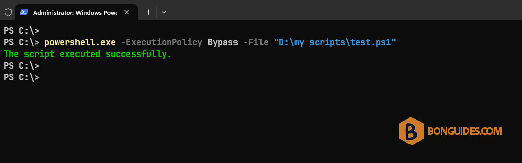 How to Run a Script With The Path Has Spaces in PowerShell