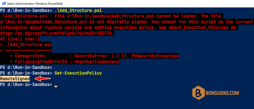 File Cannot be Loaded The File is Not Digitally Signed You Cannot Run this Script on The Current System