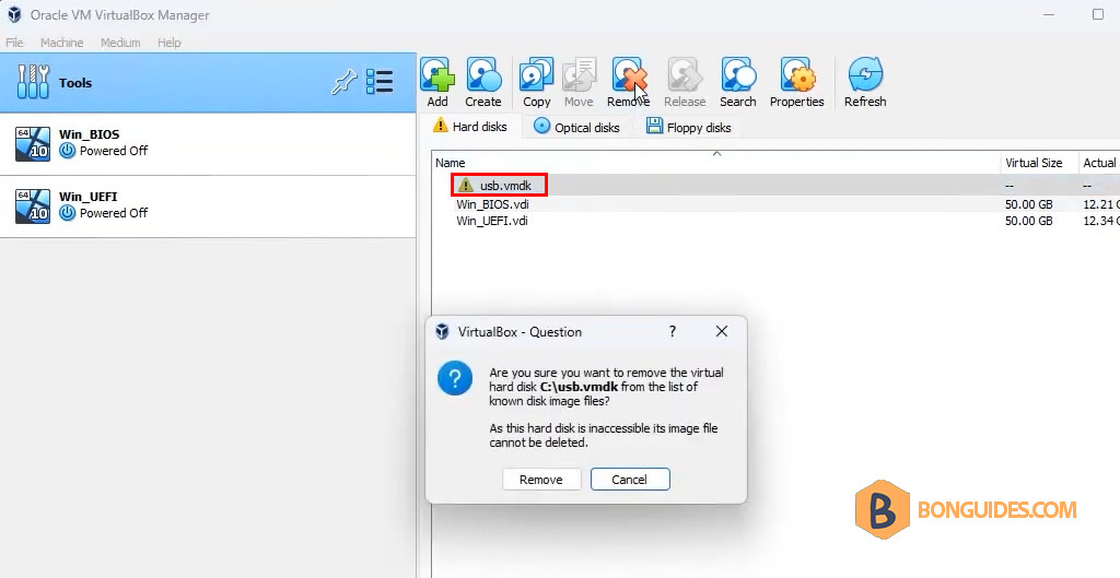 Cannot Register the Hard Disk Because a Hard Disk Already Exists in VirtualBox