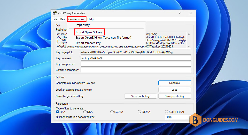 How to Convert OpenSSH Private Key to RSA Private Key