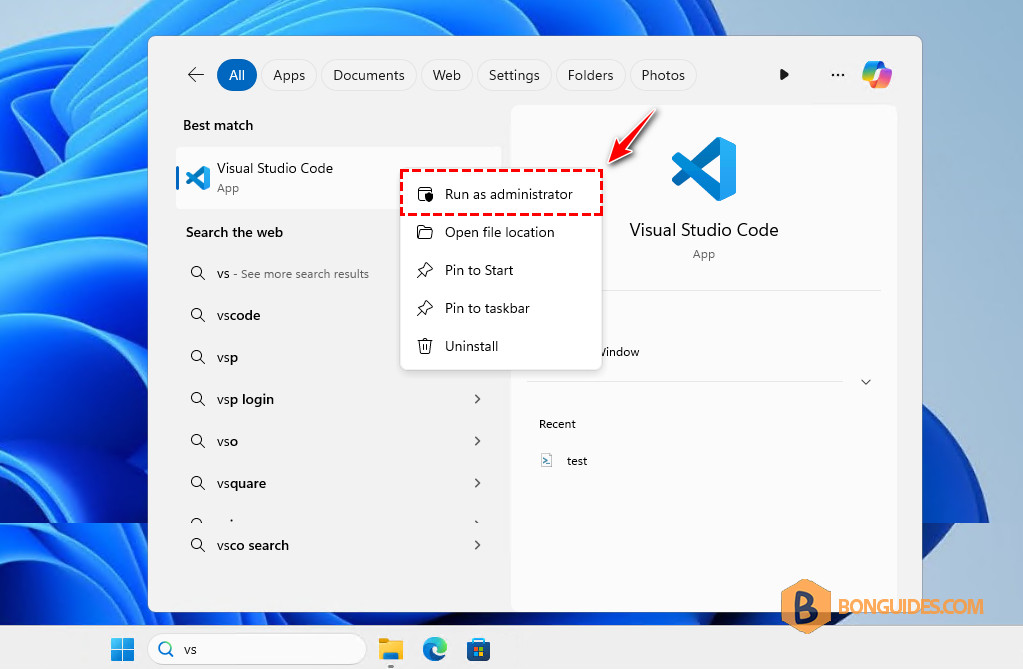 How to Always Run VS Code as an Administrator