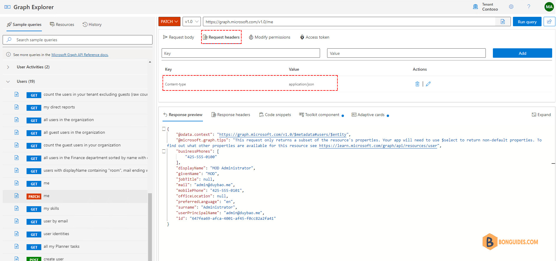 What is the Microsoft Graph API?