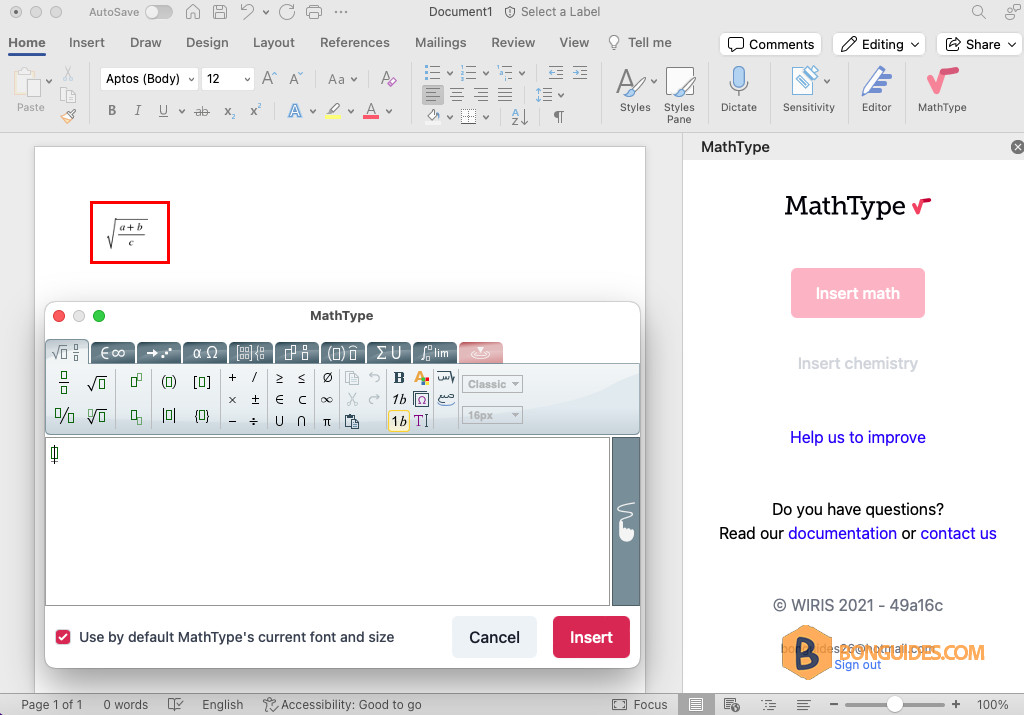 How To Download and Install MathType in Office for Mac