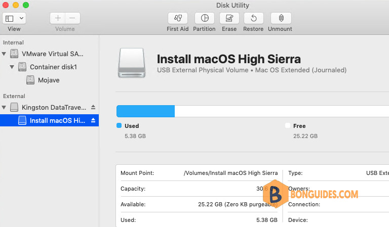 How to Create a macOS High Sierra Bootable USB Drive on MacBook