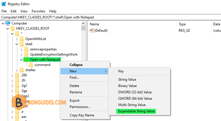 How to Add Open with Notepad Option to the Right-Click Context Menu