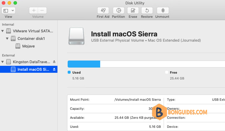 How to Create a macOS Sierra Bootable USB Drive on MacBook