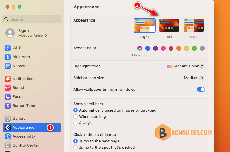 How to Turn on or Enable Dark Mode in macOS