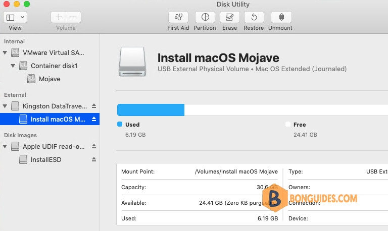 How to Create a macOS Mojave Bootable USB Drive on MacBook