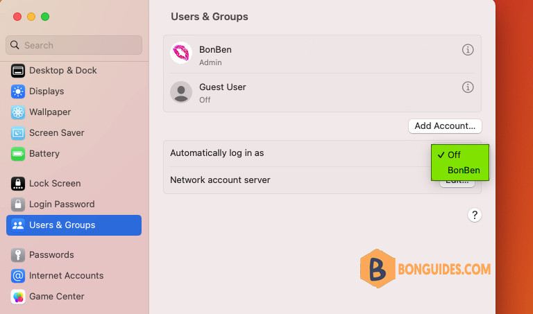 How to Enable Auto Login in macOS