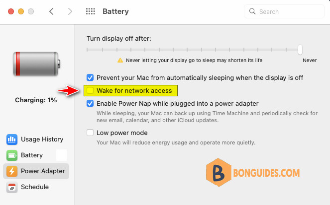 How to Keep Your Mac Connected to WiFi While Sleeping