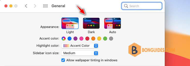 How to Turn on or Enable Dark Mode in macOS