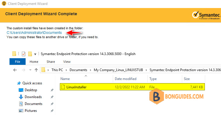 Export Install Packages for Linux in Symantec Endpoint Protection