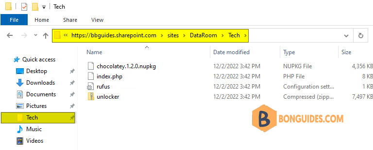 Add SharePoint Online Document Library to Quick Access in File Explorer